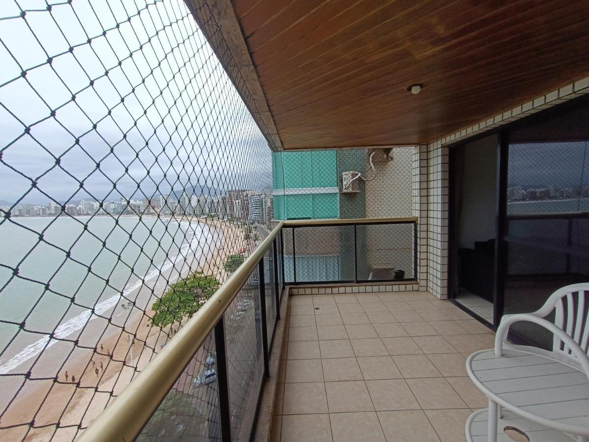 Apt Canto Nobre, Frente Total Para O Mar, 4 Quartos, Vaga De Garagem E Wi Fi Guarapari Dış mekan fotoğraf